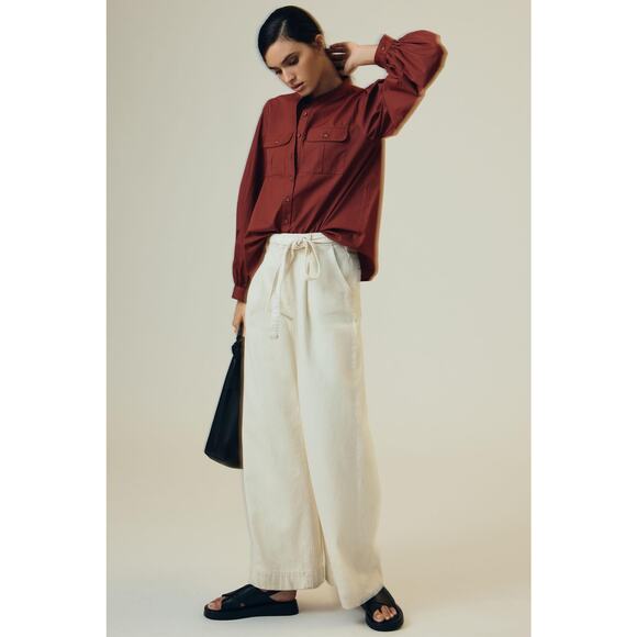 NWT Anthropologie Nikasha Utility Cargo Blouse - Large - Picture 2 of 6